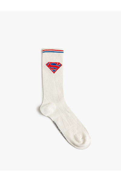 Koton Superman Çorap Lisanslı Soket Pamuk Karışımlı