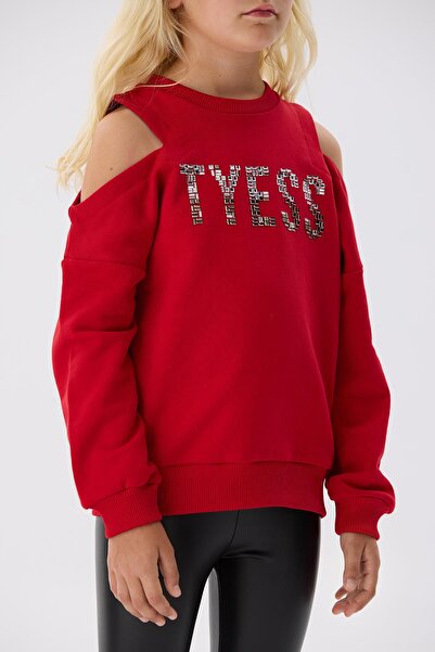 Tyess Bg Store Girls' Red Sweatshirt