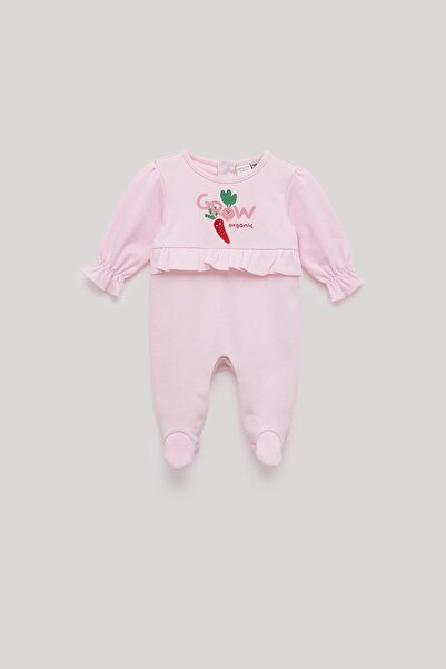 Layette Bg Store Baby Girl Pink Jumpsuit