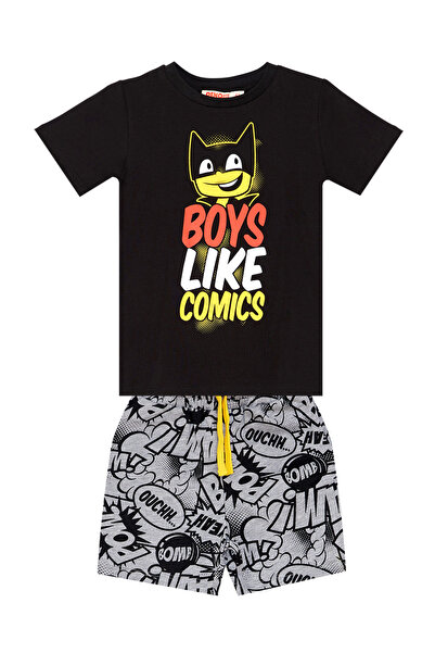 Denokids Comic Boy T-Shirt-Shorts Set