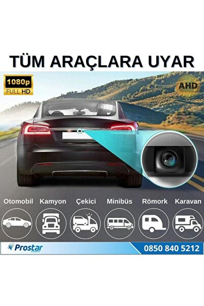 Navistar Ahd 1080p Balıkgözü 170 Derece Geniş Açılı Araç Geri Görüş Kamerası