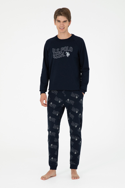 U.S. Polo Assn. Men's Navy Blue Pajama Set 50301727 -Vr033