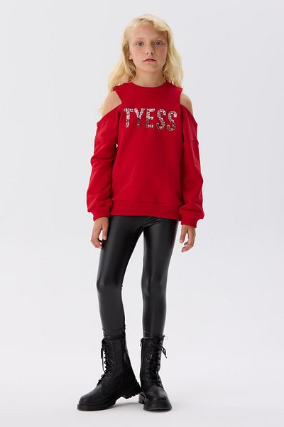 Tyess Bg Store Girls' Red Sweatshirt