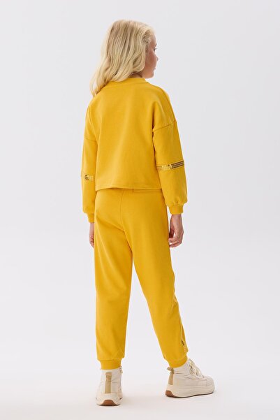 Tyess Bg Store Girl's Mustard Sweatpants