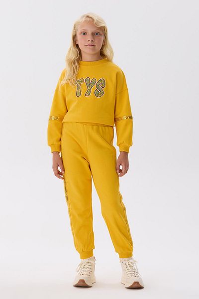 Tyess Pantaloni de sport muștar pentru fete Bg Store
