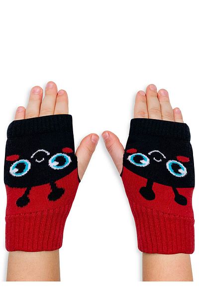 Denokids Marienkäfer-Mädchenhandschuhe