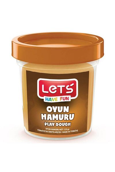 Lets Oyun Hamuru 115gr Kahverengi