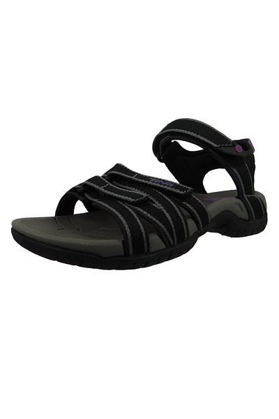 TEVA Damen Trekking-sandalen Sandalen Wanderschuhe Tirra 4266 Schwarz Bkgy Black/grey Polyester Mit Eva &
