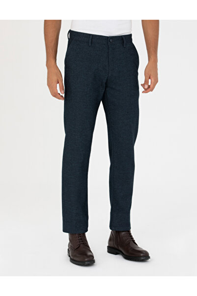 Pierre Cardin Lacivert Regular Fit Kanvas Pantolon 50278474-VR033