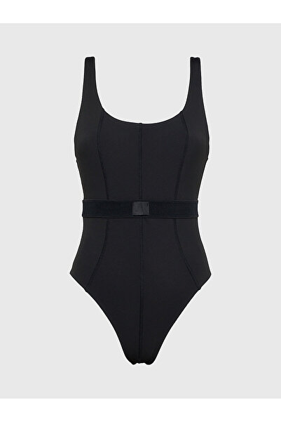 Calvin Klein Kadın One Piece Siyah Mayo