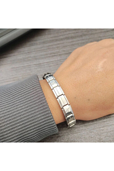 Köstebek Italian Charm - Steel Bracelet