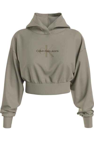 Calvin Klein MINERAL DYE  MONOLOGO HOODIE
