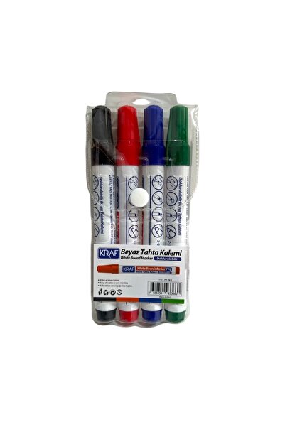 KRAF Doldurulabilir Tahta Kalemi Pvc 4'lü Set 770-4