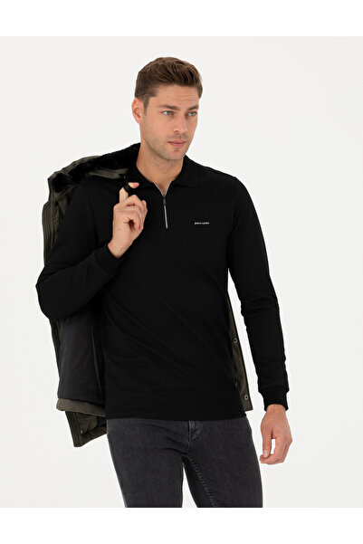 Pierre Cardin Siyah Regular Fit Sweatshirt 50273897-VR046