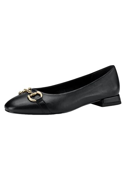 Tamaris Tamaris Black Ballerinas Womens Shoes