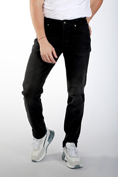 Lee Cooper Jagger Normal Waist Slim Fit Straight Leg Gray Men's Jean Trousers