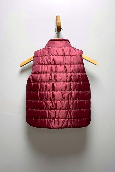 Mnk Baby&Kids Boy's Flato Pocket Fiber Inflatable Vest Mnk0409 Claret Red