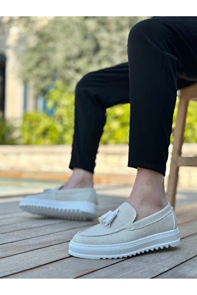 BOA BA0154 Pantofi pentru bărbați cu ciucuri, fără șireturi, cu talpă înaltă