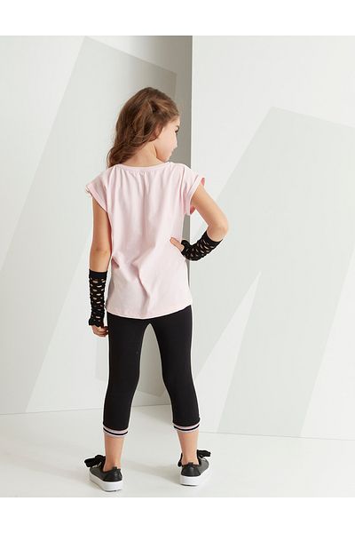 MSHB&G Rocker Einhorn Mädchen T-Shirt Capri Shorts Set