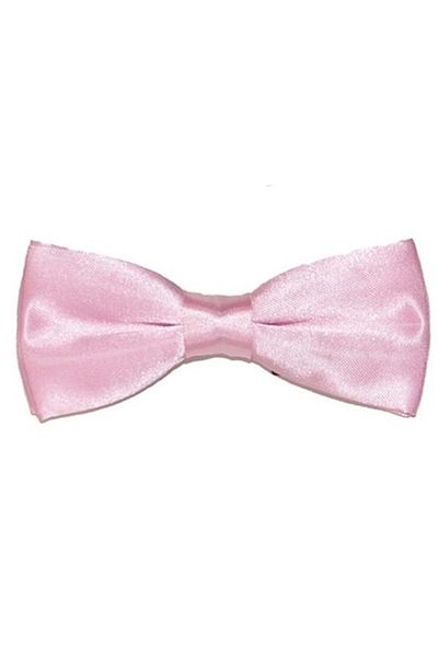 Mnk Satin Boy Bow Tie Pink