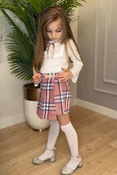 Mnk Baby&Kids Shorts Skirt Girls' Set MNK0561 PINK