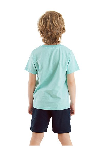 Denokids Set aus T-Shirt und Shorts „Let’s Surf Summer“ für Jungen