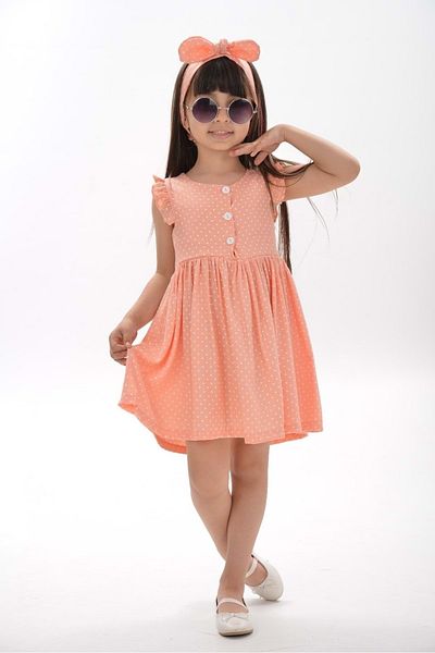 Mnk Belmando Summer Style Bandana Dress Salmon
