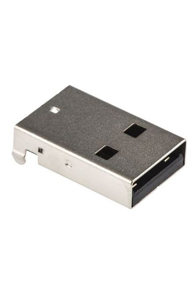 Assmann Right Angle SMT Type A USB Female Connector (right Angle SMT Type A USB Connector Plug)