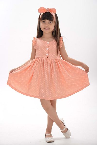 Mnk Belmando Summer Style Bandana Dress Salmon