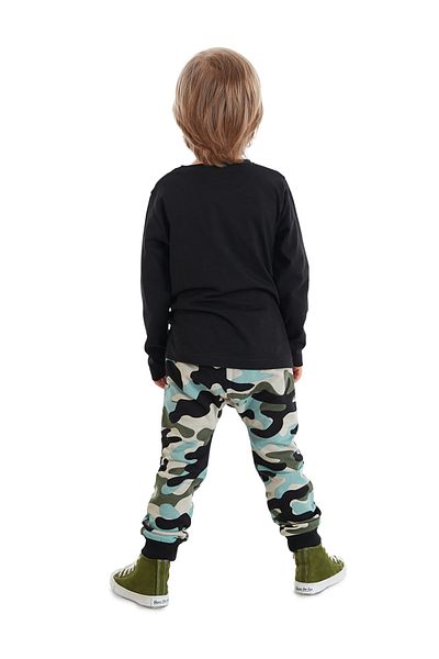 MSHB&G Set aus langärmligem T-Shirt und Hose mit Camouflage-Tiger-Muster für Jungen