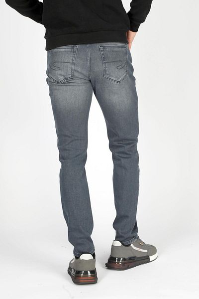 Lee Cooper Мъжки дънки Jack Normal Waist Slim Cut Skinny Leg Hapson Smoky Coated