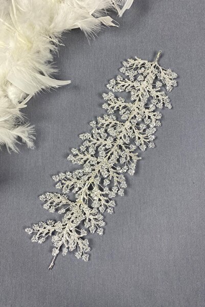 Limelia Bandă de păr transparentă cu mărgele de cristal Arden - Coroana de mi...