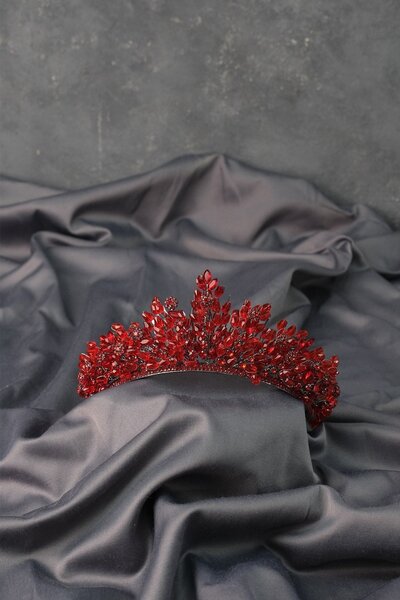 Limelia Coroana de henna pentru mireasa Akbahar rosie