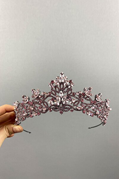 Limelia Ροζ Μελίς Μοντέλο Νυφικό Κεφαλοδέσμη Κίνας