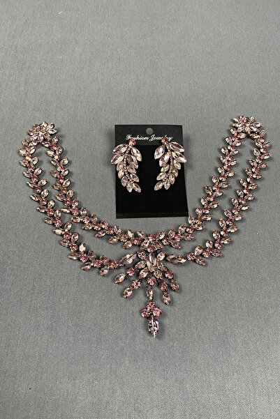 Limelia إكسسوار شعر حنة الزفاف من حجر السلطان - أقراط على شكل فراشة وأحجار على شكل ورقة شجر