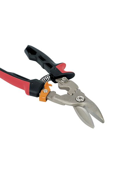 FiSKARS 1027209 Powergear Metal - Left Cut Sheet Metal Cutting Scissors