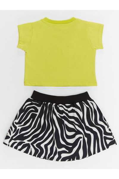 MSHB&G Σετ φούστα για κορίτσια Rainbow Zebra