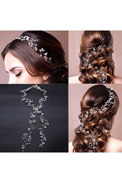 Limelia Αξεσουάρ μαλλιών με κρύσταλλο και πέρλες νυφικής κορώνας