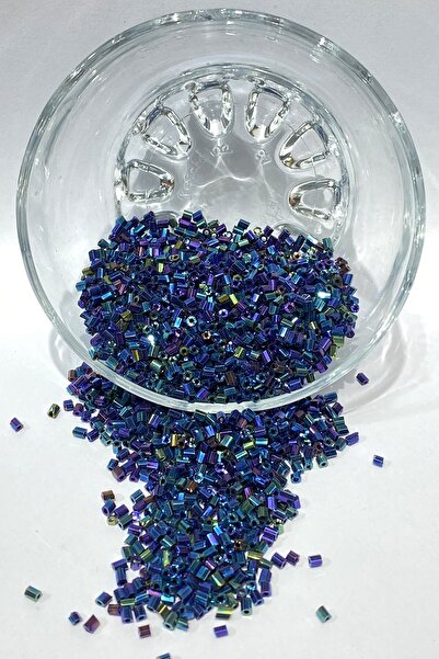 Limelia Μπλε κομμένες χάντρες με Janjan 50 γρ