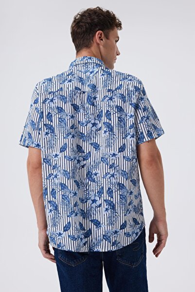 Lee Cooper Ανδρικό υφαντό πουκάμισο με σχέδιο Artery