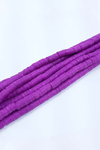 Limelia Тъмно фуксия глинени мъниста Fimo