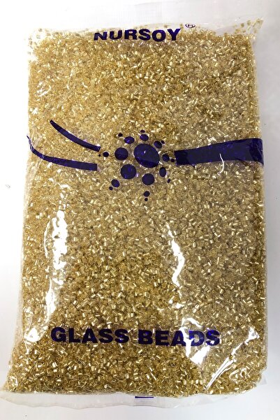 Limelia Mărgele de tăiere de culoare galben auriu 500 gr