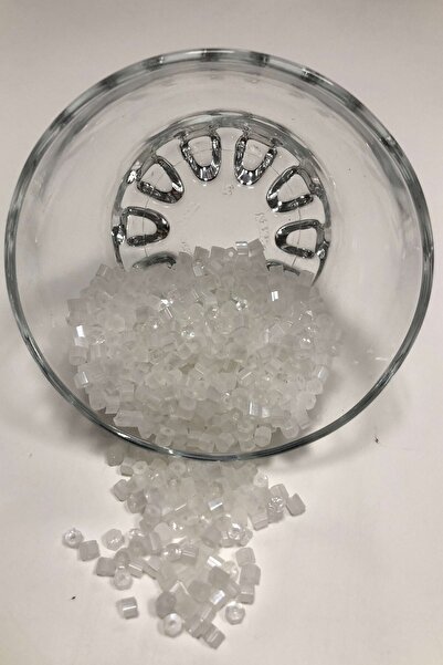 Limelia Mărgele albe de tăiere groasă (2-2,5 mm)