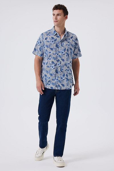 Lee Cooper Patterned Artery Men's Woven Shirt