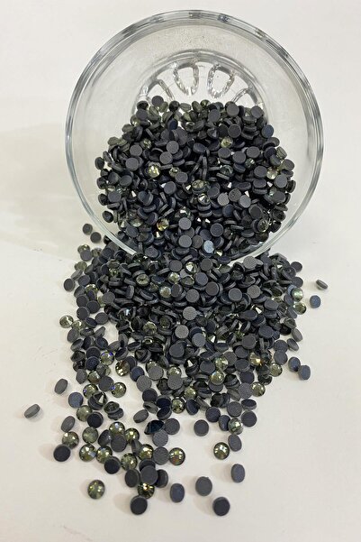 Limelia Mărgele de lipire de culoare afumată de 5 mm - 25 grm de piatră de li...