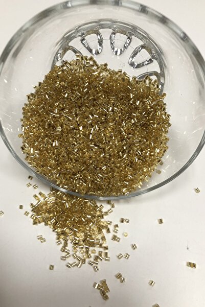 Limelia Mărgele decupate galbene aurii 50 gr