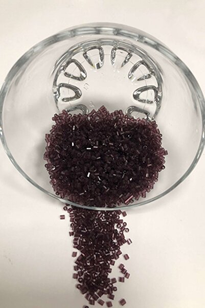 Limelia Тъмно лилаво-патладжаново нарязано мънисто (2-2,5 мм)