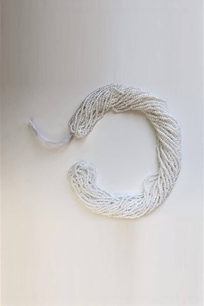 Limelia Низ от бели стъклени мъниста 2 мм