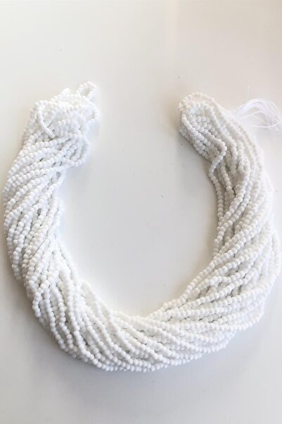 Limelia Λευκές ματ χάντρες άμμου 2 χλστ