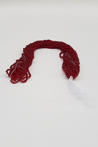 Limelia Прозрачни тъмночервени пясъчни мъниста